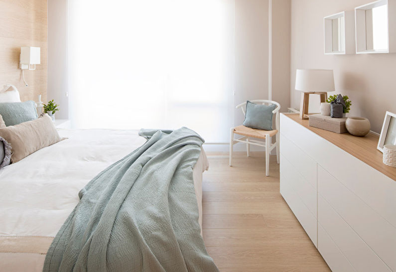 Scandinavian beige bedroom - Interior Design