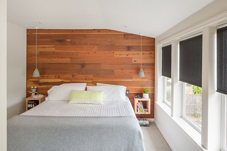 Scandinavian Style Bedroom Design - Ceiling Finish
