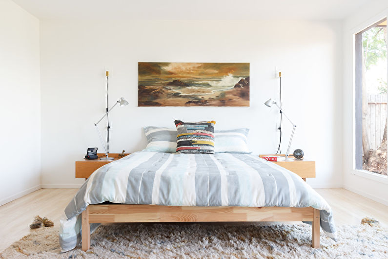 Scandinavian Style Bedroom Design - Furniture
