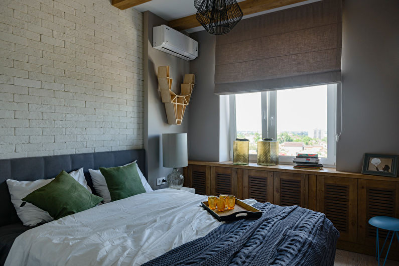 Small Scandinavian-style bedroom - Interior Design