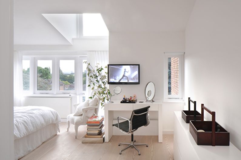 Scandinavian style bedroom interior design - photo