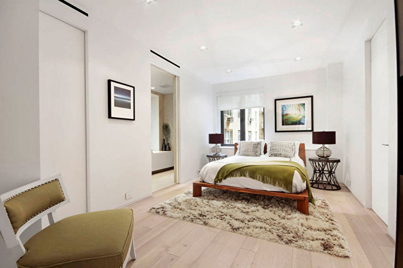 Scandinavian style bedroom interior design - photo