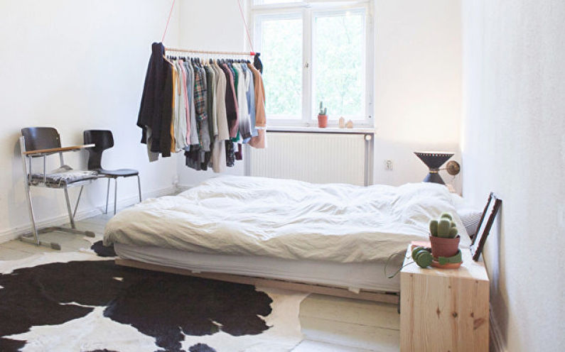 Scandinavian style bedroom interior design - photo