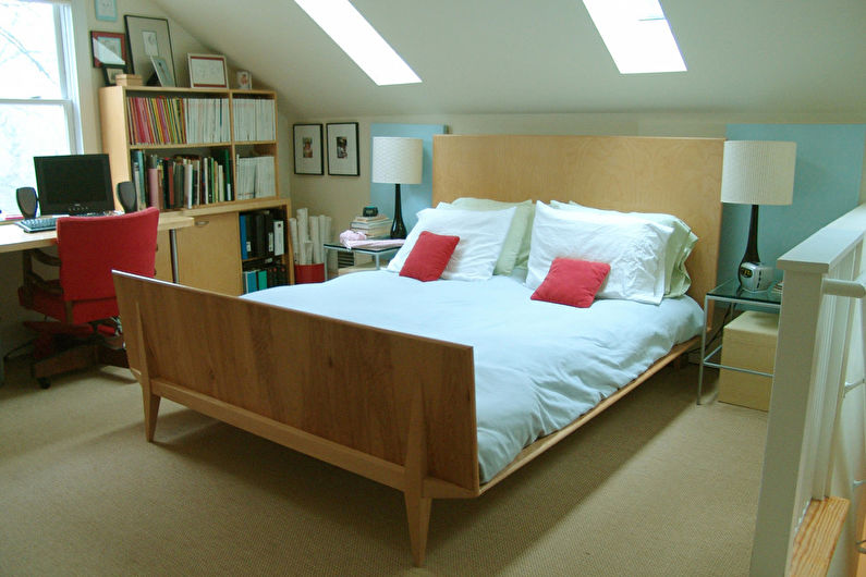 Scandinavian style bedroom interior design - photo