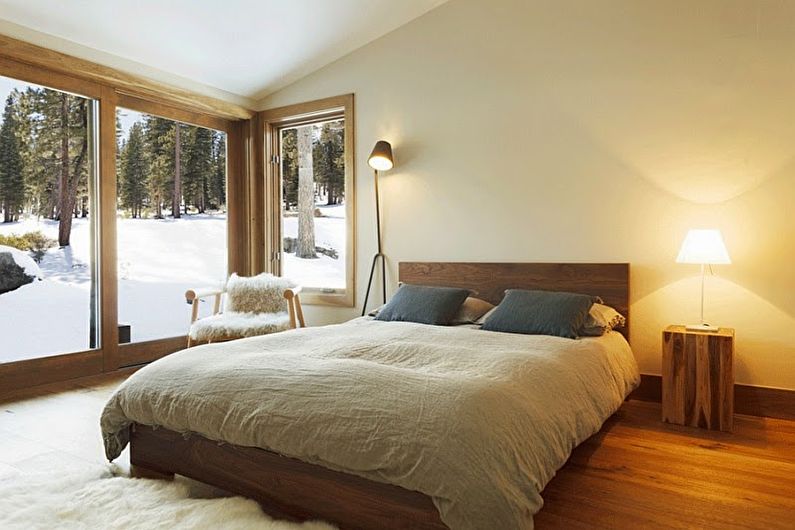 Scandinavian style bedroom interior design - photo