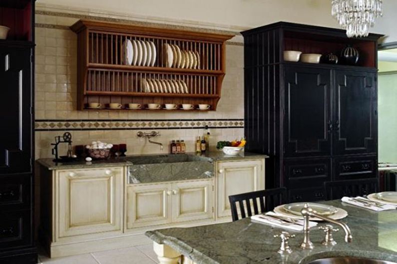 The interior design of the kitchen is 14 sq.m. - Photo