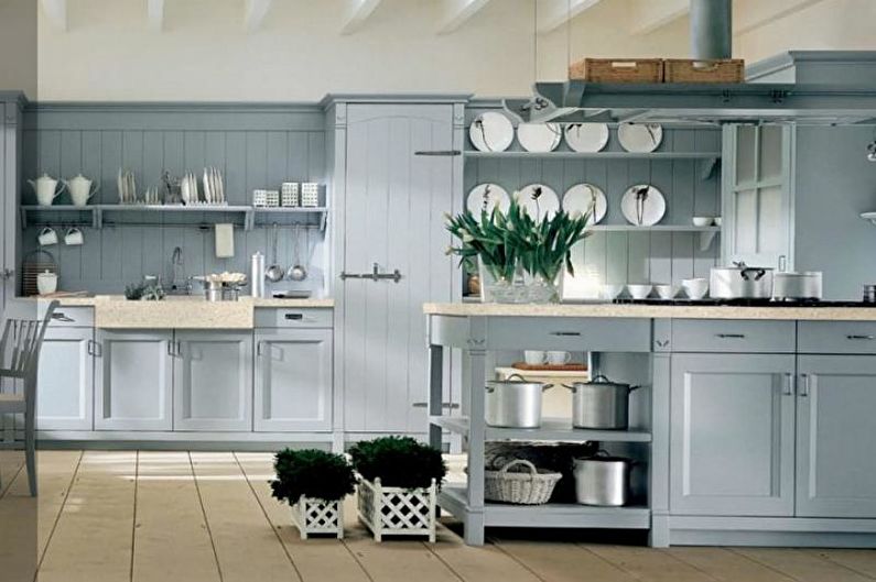 The interior design of the kitchen is 14 sq.m. - Photo