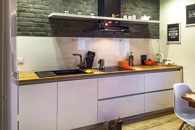 The interior design of the kitchen is 14 sq.m. - Photo