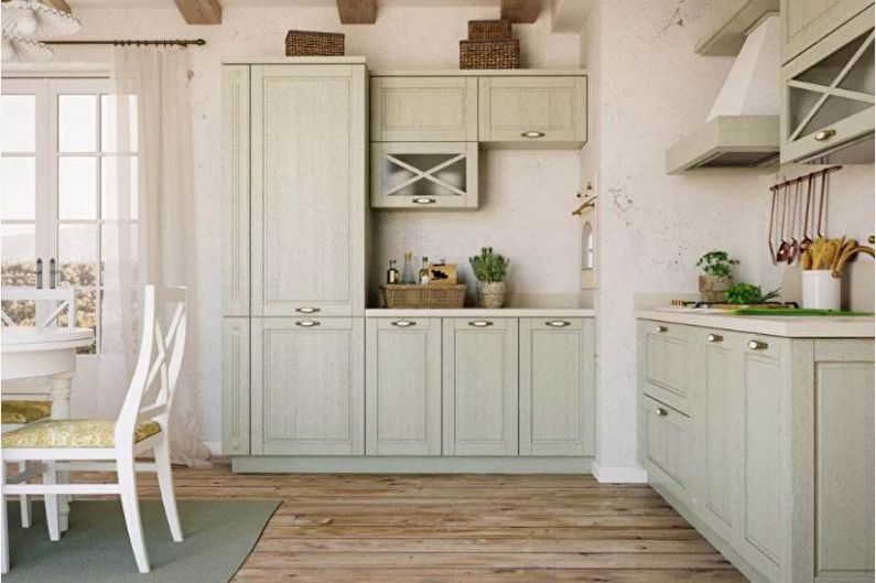 The interior design of the kitchen is 14 sq.m. - Photo
