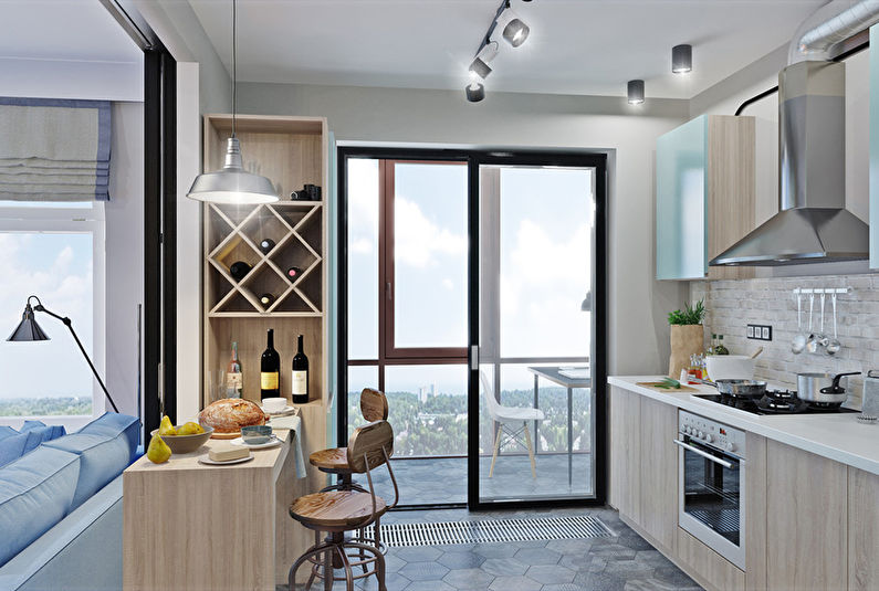Loft Style Kitchen-Living Room - photo 4