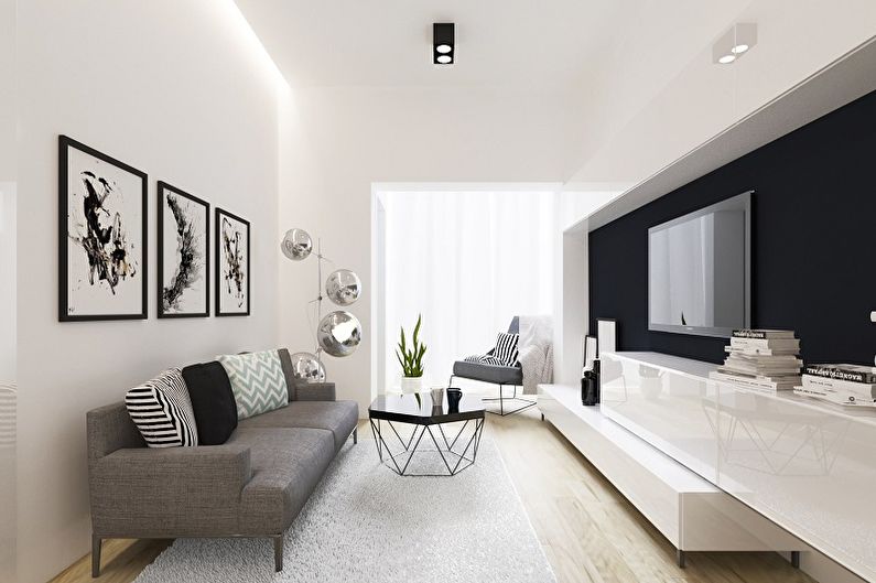 Narrow Living Room Design - Choosing a Style