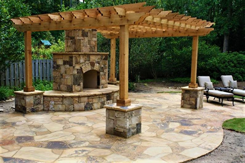 What is pergola made of?