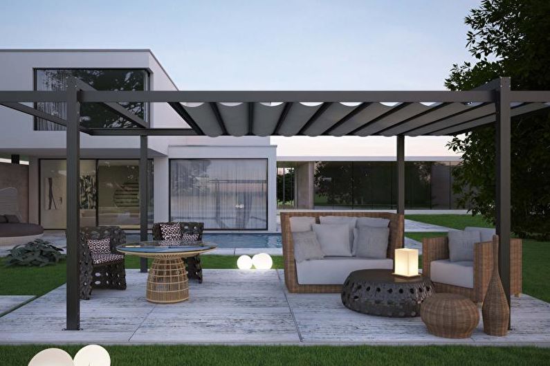 What is pergola made of?