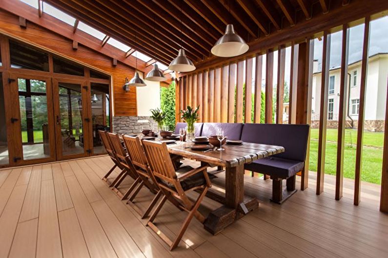 Pergola color scheme