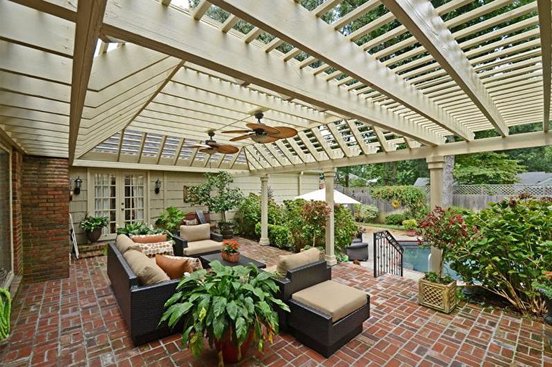 Pergola color scheme
