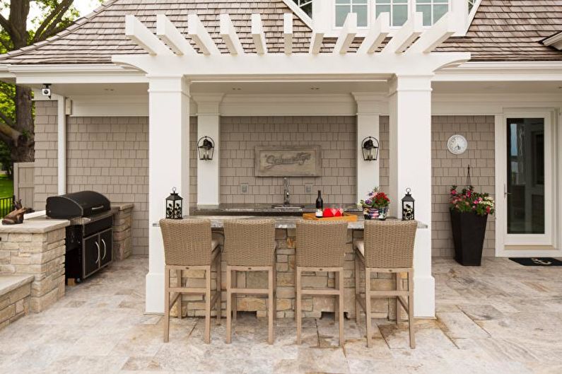 Pergola color scheme