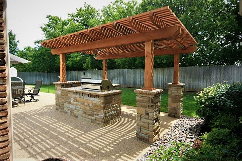 Pergola color scheme