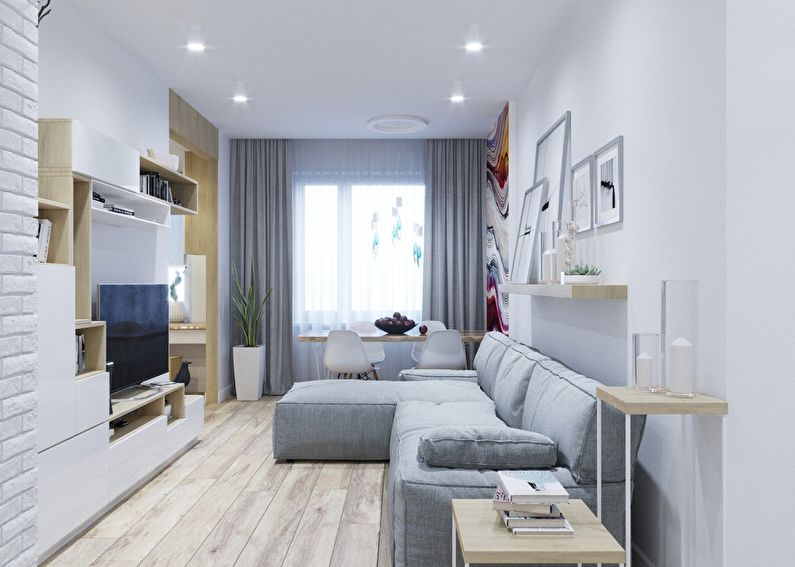 Three-room apartment in LCD 