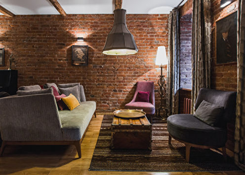 Loft style living room: 70 photo ideas