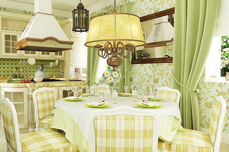 Wallpaper for the kitchen - What you need to know when choosing wallpaper with a pattern