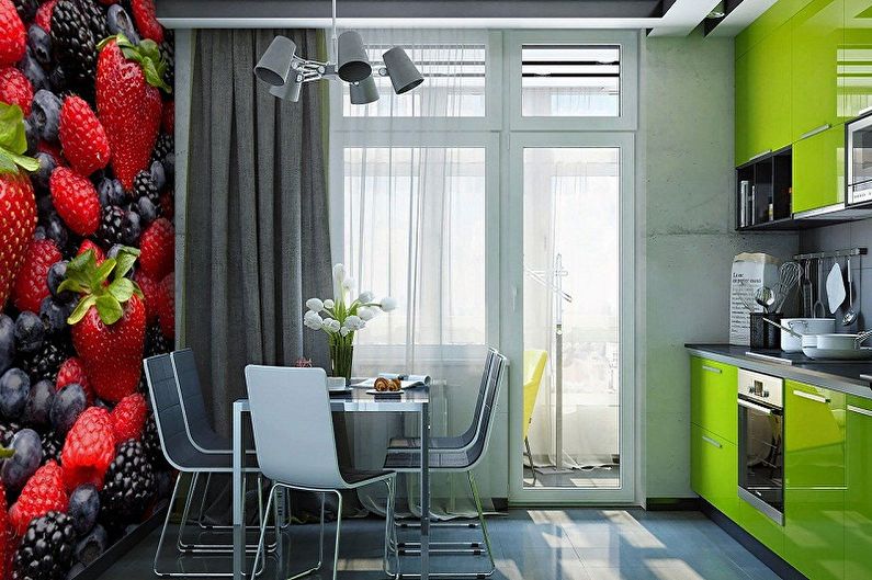 Wallpaper for the kitchen - photo