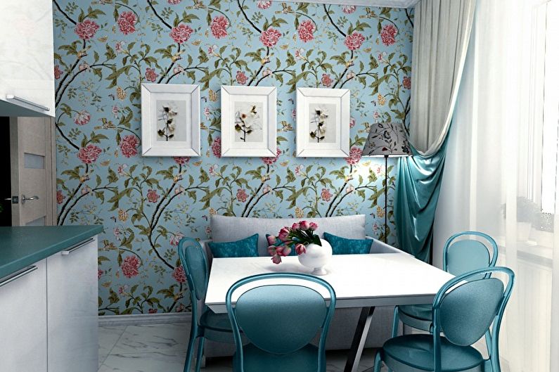 Wallpaper for the kitchen - photo