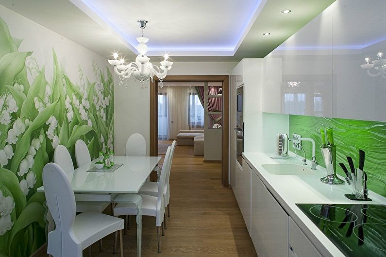Wallpaper for the kitchen - photo