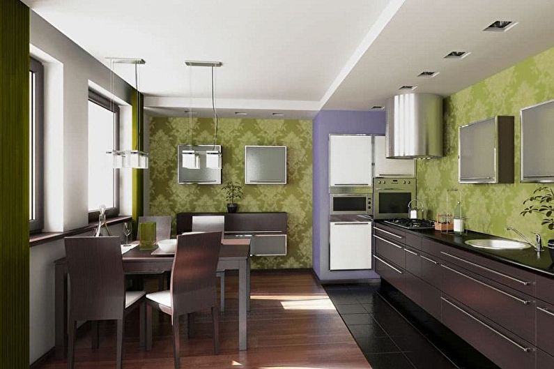 Wallpaper for the kitchen - photo