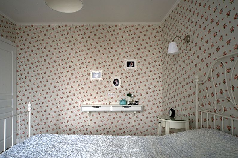 Wallpaper for the bedroom - photo