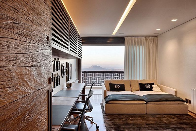 Drywall ceiling design - photo