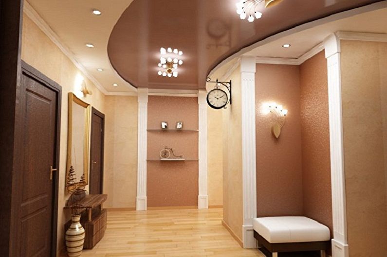 Drywall ceiling design - photo