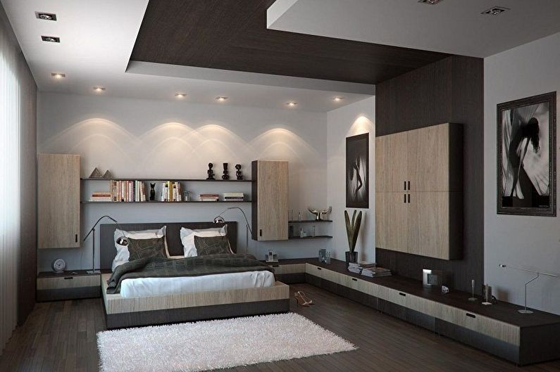 Drywall ceiling design - photo