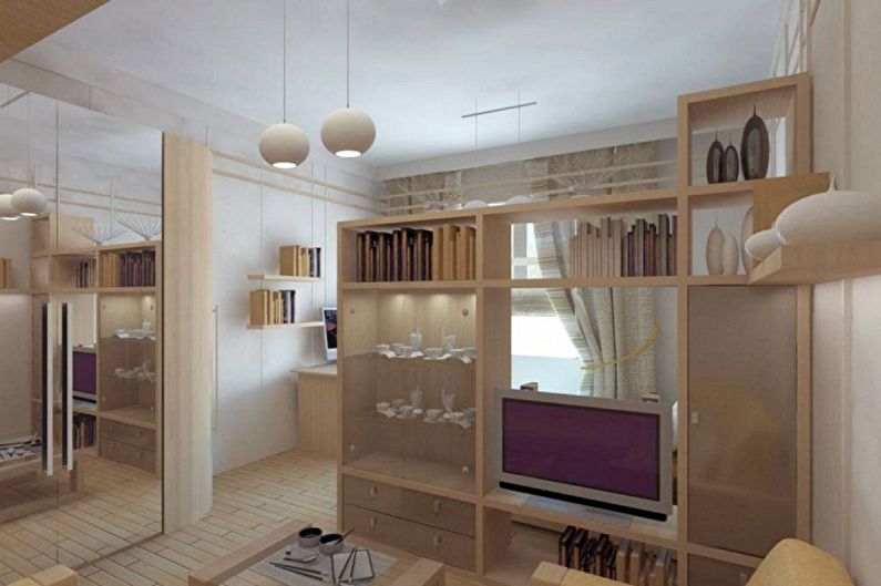 How to zone a room for parents and a child - Zoning a room with furniture