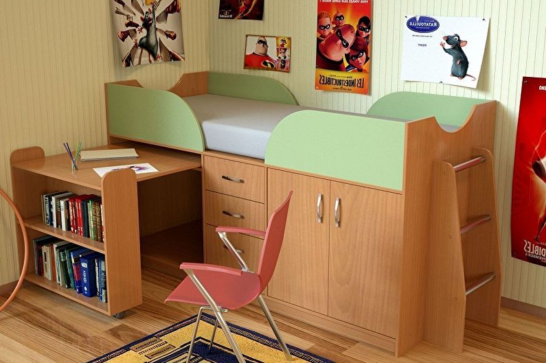 How to zone a room for parents and a child - Arrangement of a child's room