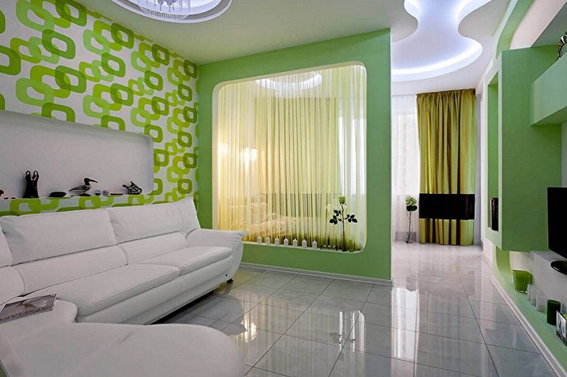 How to zone a room for parents and a child - photo