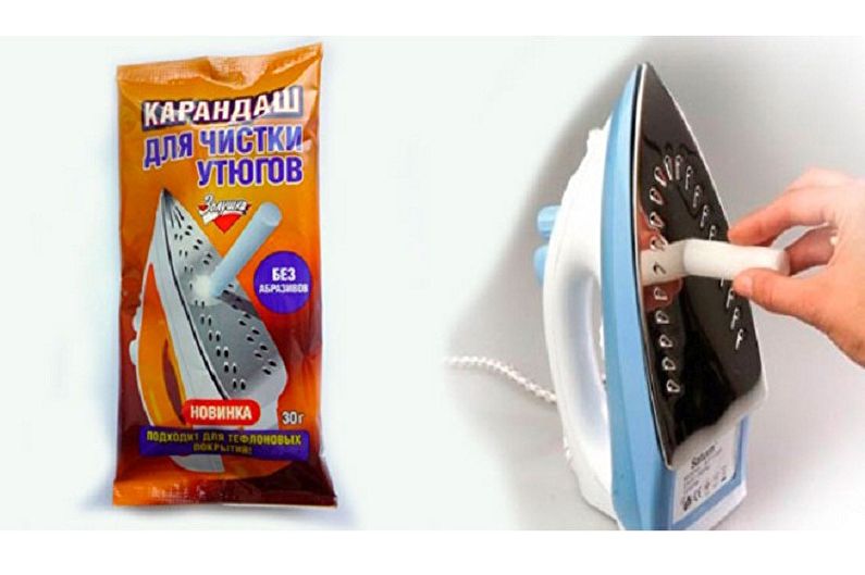 How to clean the iron from carbon deposits - Special pencil for cleaning the iron