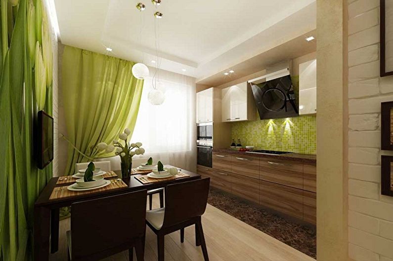 Kitchen Design 3 by 4 Meters - Floor Finish