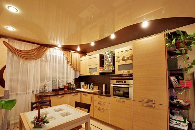 Kitchen Design 3 by 4 meters - Ceiling Finish