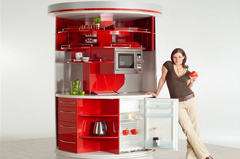 Kitchen design 3 by 4 meters - Furniture