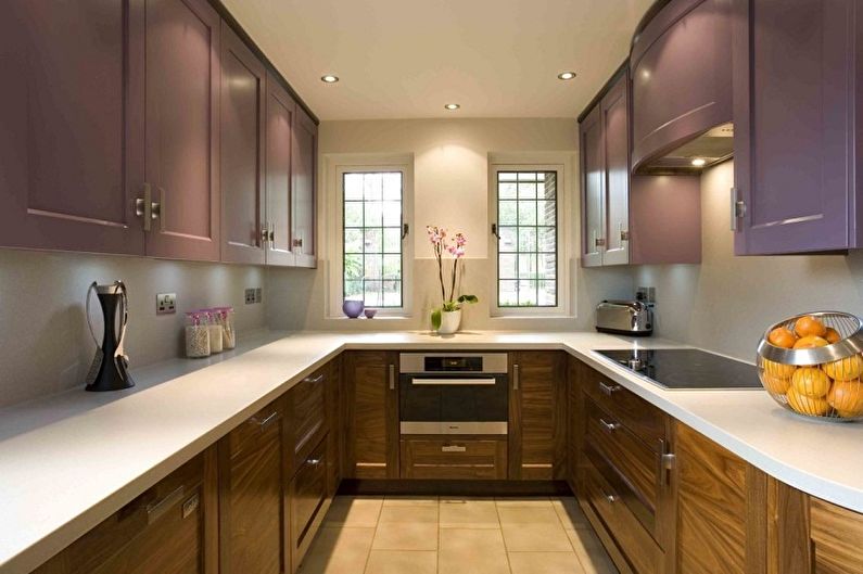 Kitchen interior design 3 by 4 meters - photo
