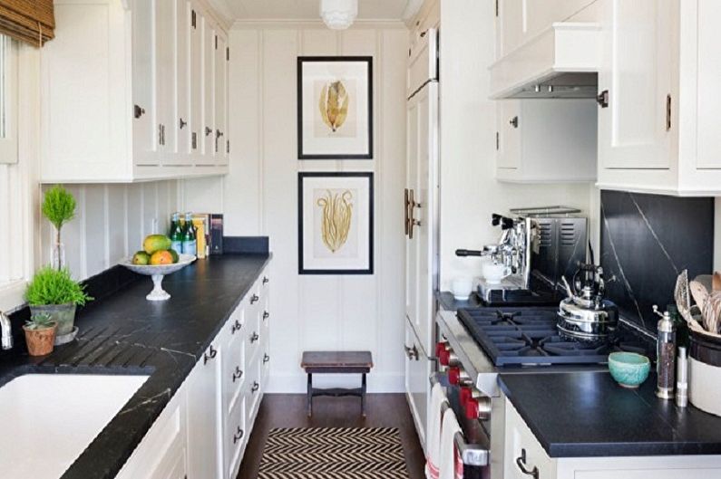 Kitchen interior design 3 by 4 meters - photo
