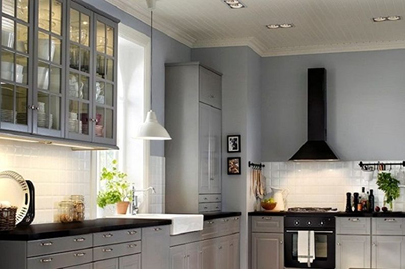 Kitchen interior design 3 by 4 meters - photo