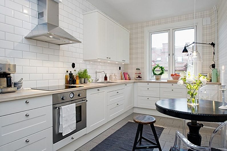Kitchen interior design 3 by 4 meters - photo