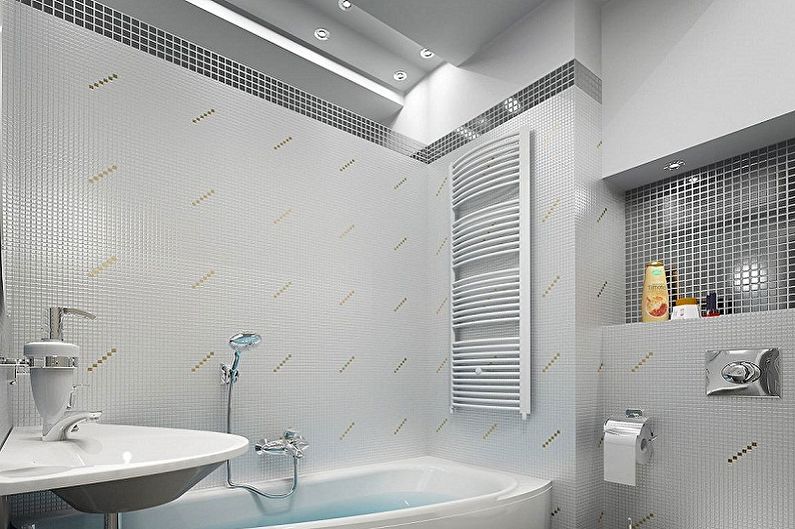 Bathroom design 3 sq.m. - Where to start the repair