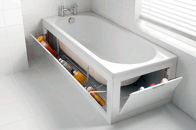 Bathroom design 3 sq.m. - Plumbing and furniture