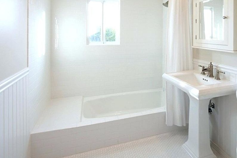 Interior design of a bathroom of 3 sq.m. - Photo