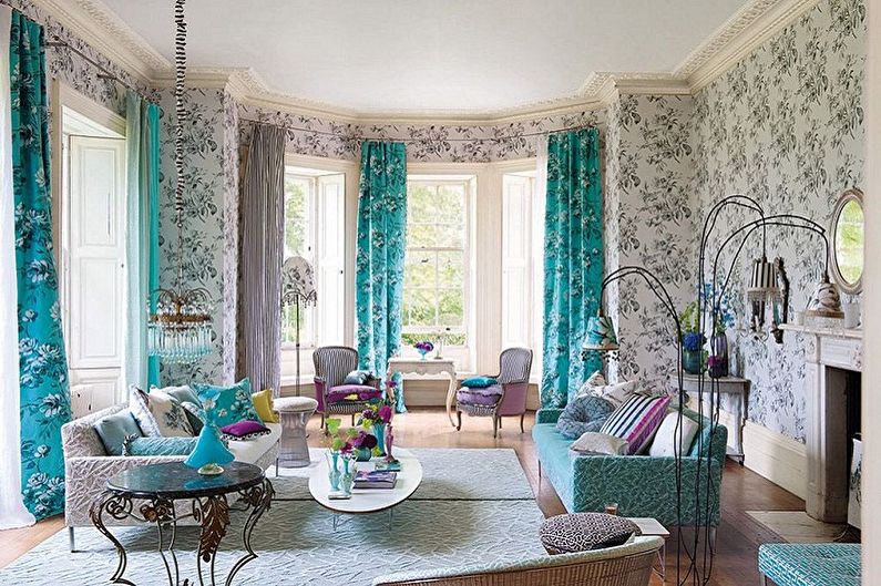 Wallpaper for walls - photos and ideas