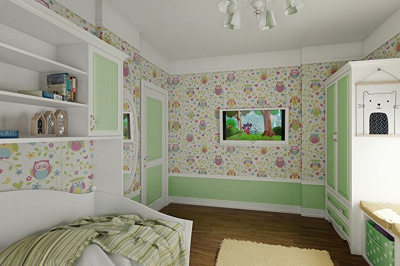 Wallpaper for walls - photos and ideas