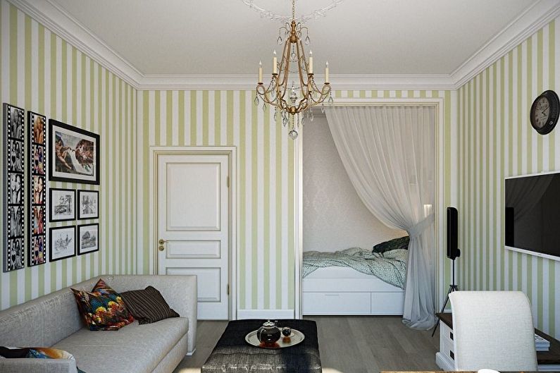 Wallpaper for walls - photos and ideas