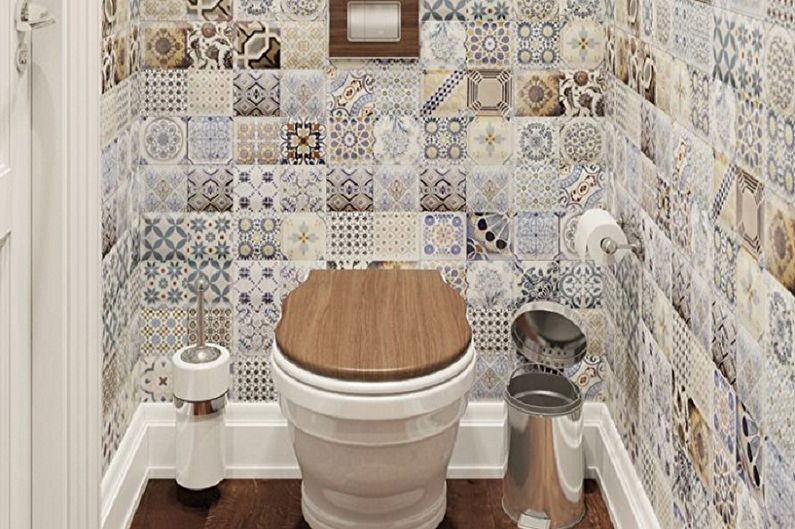 Toilet Wall Material - Ceramic Tile